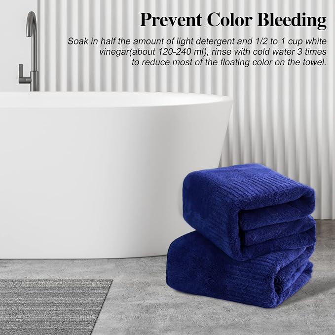 SEISSO Bath Towels, Super Soft Towels - Image 5