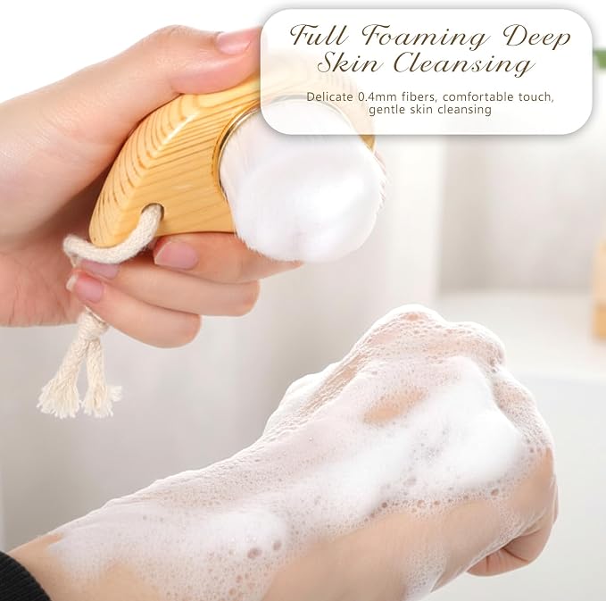 2pcs Soft Bristle Face Cleansing Brush Manual Face Brush - Image 5