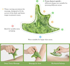 3 PCS Jade Stone Gua Sha Massage Tool Large Guasha Board - Image 4