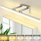 SOLFART 31.5 Inch Dimmable Bathroom Vanity Lights Over Mirror 5 Color by SOLFART