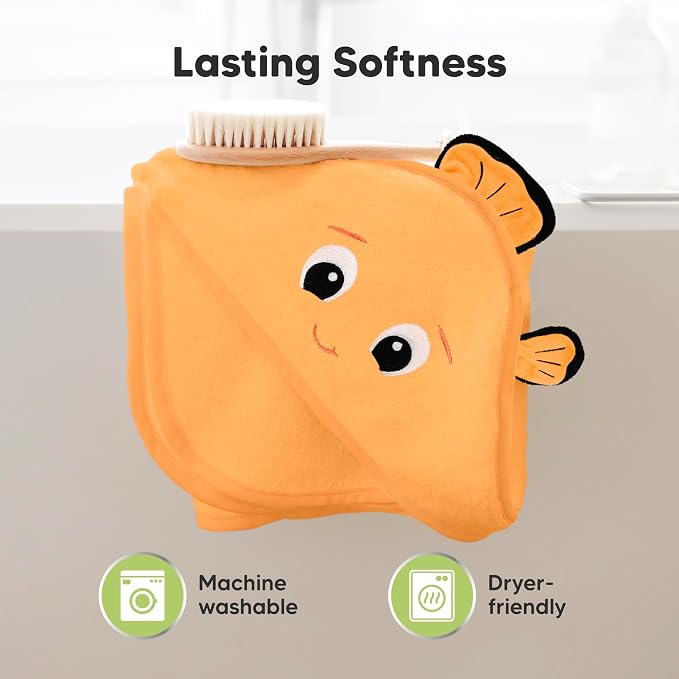 KeaBabies Hooded Baby Towel for Newborn - Image 6