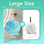 Shower Loofah 4PCS Soft Bath Body Sponge 60g Loofa Set Thick Wash Puffs - Image 2