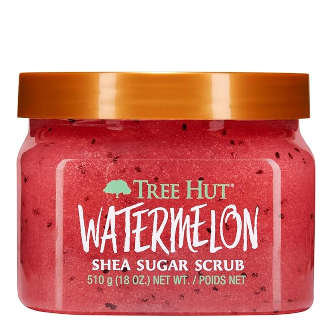 Tree Hut Watermelon Shea Sugar Scrub, Mothers Day Gifts, Exfoliating, Hydrating by TreeHut