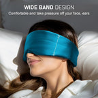 LitBear Silk Sleep Mask for Side Sleeper, Eye Mask Sleeping for Women Men 100% - Image 4