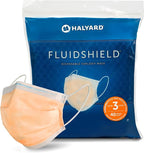 HALYARD FLUIDSHIELD level 3 Disposable Procedure Mask w/SO SOFT Lining/Earloops by HALYARD