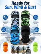 SATINIOR 6 Pcs Ski Mask Cover Balaclava Full Face Mask Summer Face Cover UV - Image 3