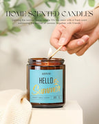 AOOVOO Hello Summer Candles - 9 oz Scented Candles - Image 6