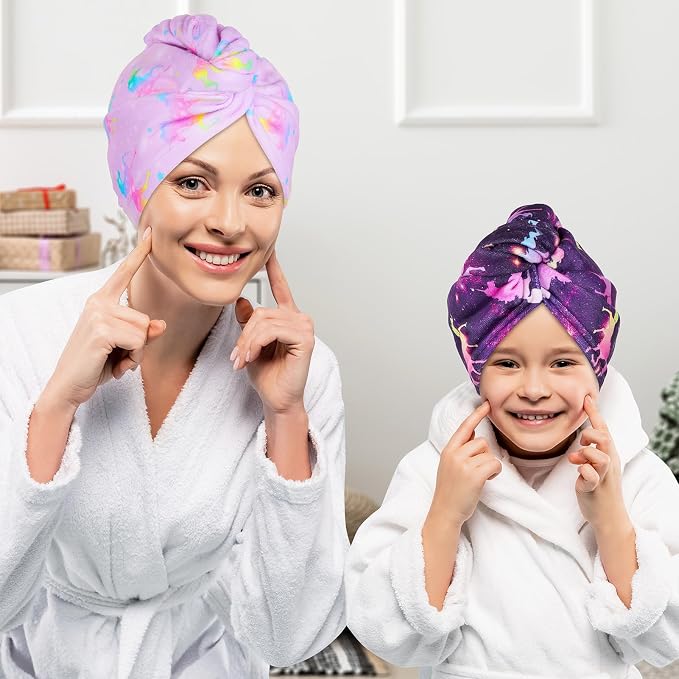 Basumee Microfiber Hair Towel Wrap - Image 3