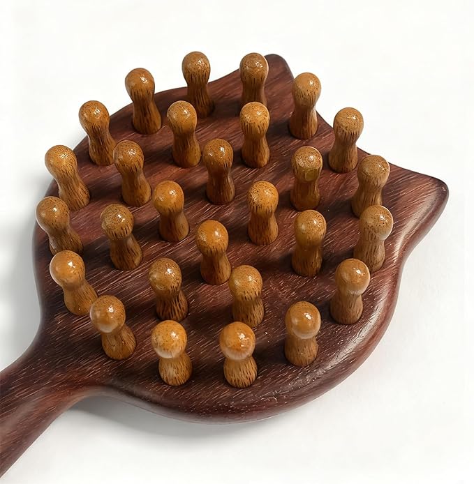 Shaped Wooden Scalp Massager - Image 3