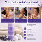Magnesium Lavender Bath Bombs Gift Set – XL Epsom Salt Bath Bombs - Image 8