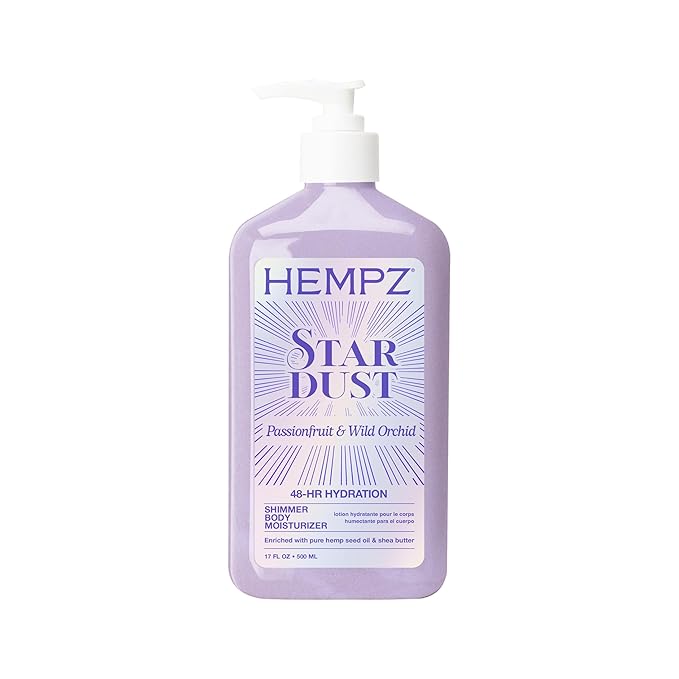 Hempz NEW Star Dust Body Lotion, Iridescent Glow Shimmer, Passionfruit and Wild by Hempz