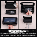 Nail Tool Sterilizer Box Plastic Disinfectant Container - Image 4