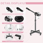 Professional Facial Steamer, Facial Steamer on Wheels - Image 2