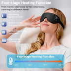 Cordless Heated Eye Mask, Rechargeable Sleep Mask - Image 3