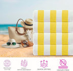 CASA COPENHAGEN Cabana Beach Towel Designed in Denmark Rough and Tough - Image 3