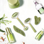 4-pcs Jade Roller & Gua Sha Set, Facial Roller Massager - Image 5