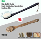 17-Inch Back Scrubber for Shower, Anti-Slip Exfoliating Body Brush for Bath - Image 3