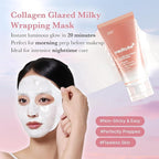 medicube Wrapping Mask Collagen Glazed Milky Glow Daytime Peel Off Mask | Quick - Image 3