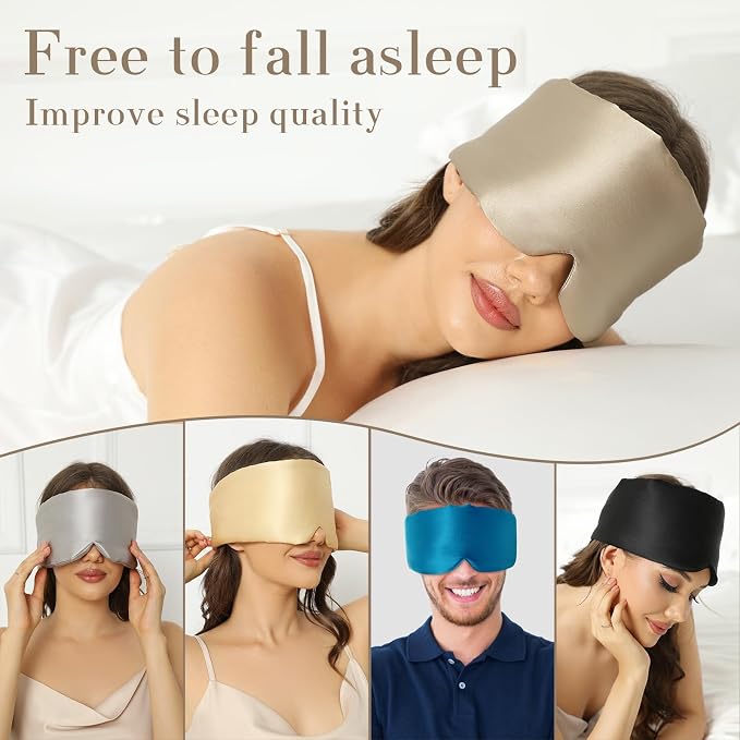 SECZIPE 100% Mulberry Silk Sleep Mask Eye Mask - Image 6