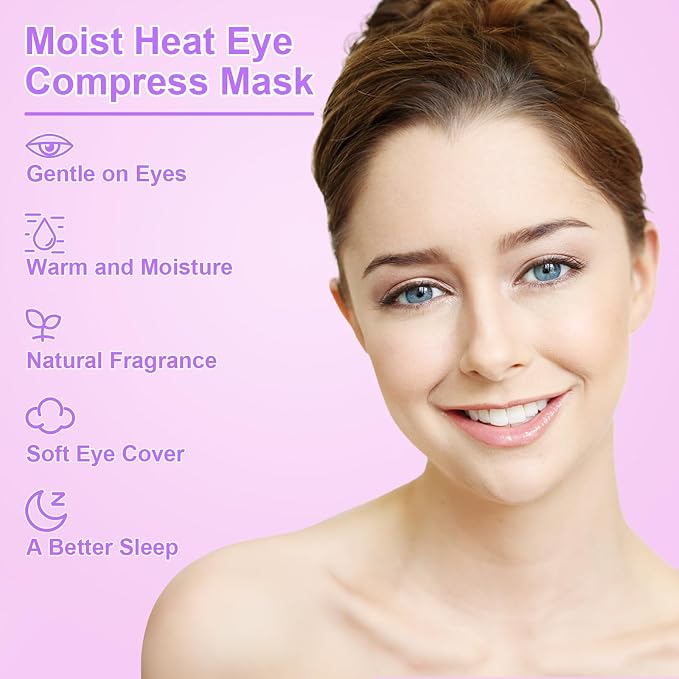 BeHoomi Heated Eye Mask Warm Compress - Image 4