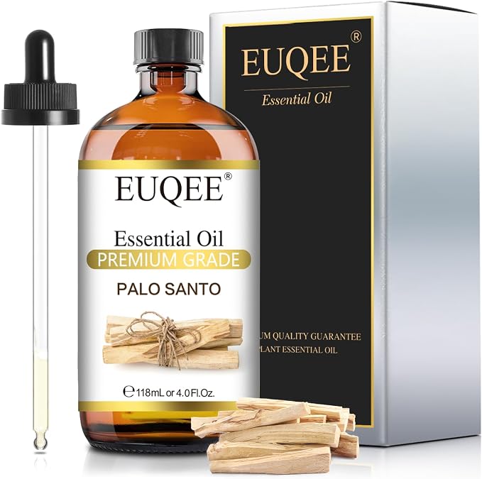 EUQEE Palo Santo Essential Oil 118mL Pure Palo Santo Oil Premium Essential Oil - Image 9