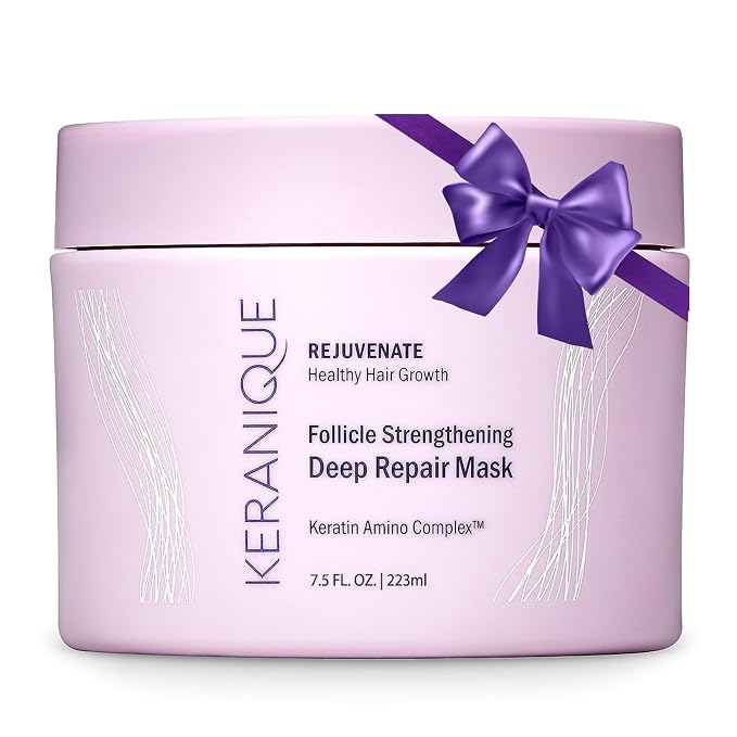 Keranique Hair Mask for Dry, Damaged & Thinning Hair – Deep Repair & Hydration by Keranique