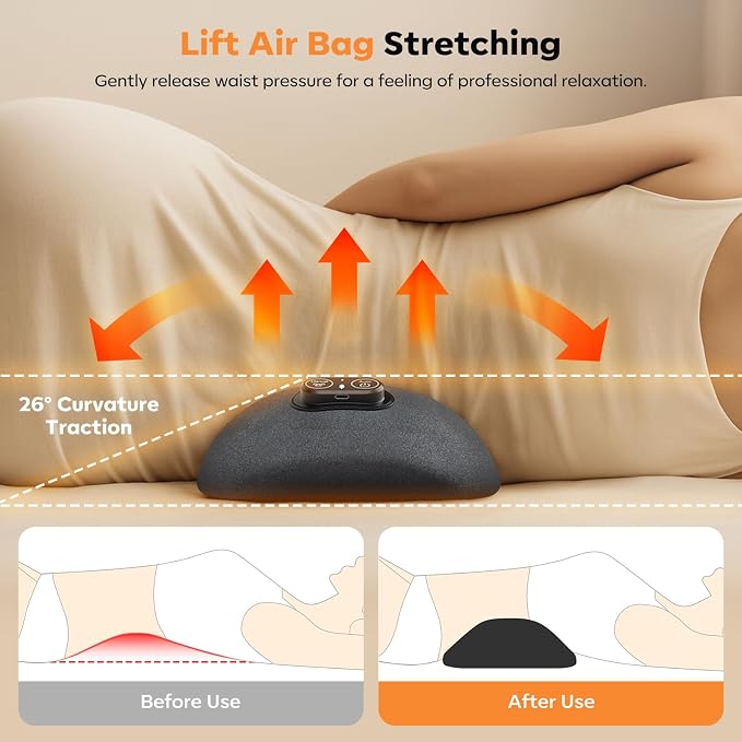Smooth Triple Fusion 3-in-1 Lumbar Pillow Back Massager - Image 3