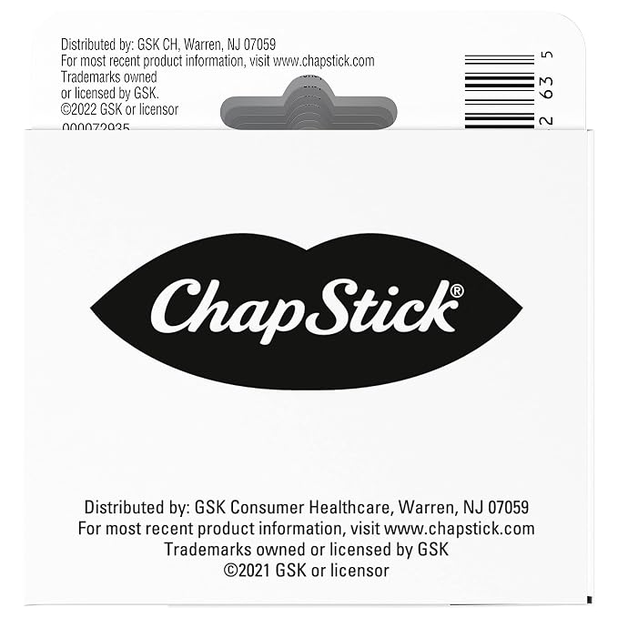ChapStick Classic Medicated Lip Balm Tubes, Chapped Lips Treatment and Skin - Image 8