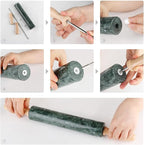 Koville Marble Rolling Pin, Non-Stick Stone Dough Roller, Rolling Pin - Image 7