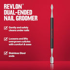 Revlon Expert Dual-Ended Nail Groomer, Stainless Steel Manicure Tool, Clean - Image 2