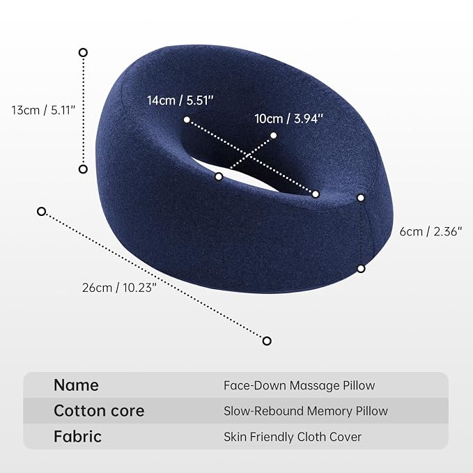 xiaomubiao Face Down Pillows for Massage Table, Massage Headrest for Bed - Image 2