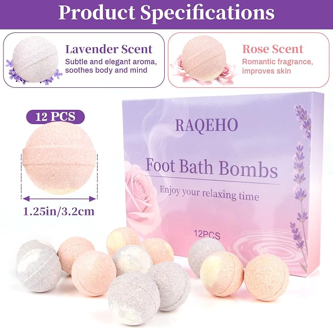 12PCS Foot Bath Bombs - Image 2