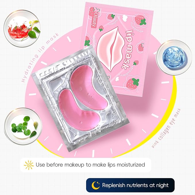 30 Pairs Eye Masks & Lip Masks, Under Eye Patches - Image 6