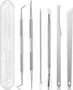 Ingrown Toenail Pedicure Tool Kit 7pcs Nail Manicure Kit Stainless Steel Nail by Geounzay
