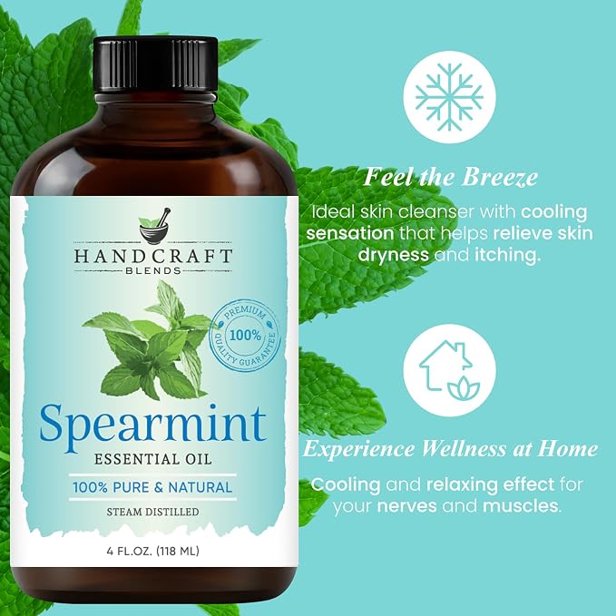 Handcraft Blends Spearmint Essential Oil – Huge 4 Fl Oz – 100% Pure and Natural - Image 4