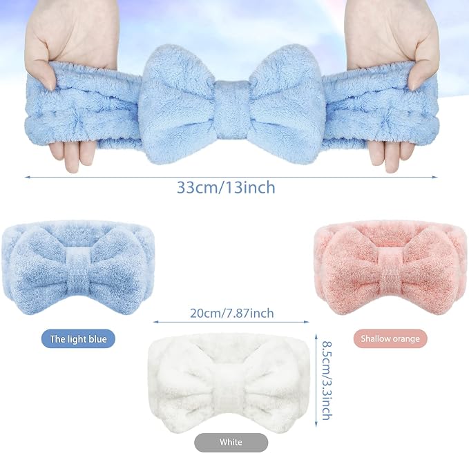 Hicarer 3-Piece Towel Headbands - Image 2