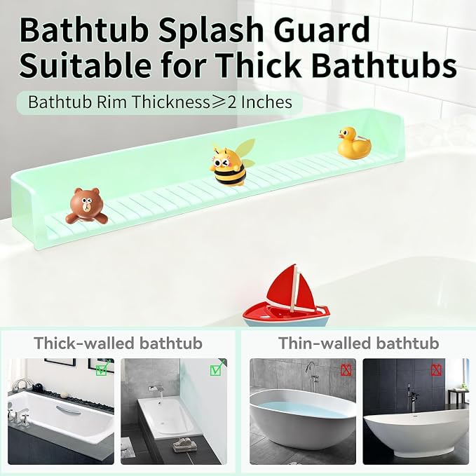 Bathtub Splash Guard for Tub Kids - Image 5