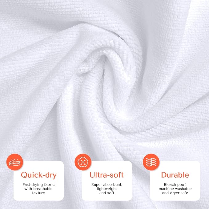 TASALON Microfiber Hair Towel for Salon - Image 3
