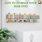 2 Pack Hair Color Organizer Hair Color Display Rack Wall Mounted Dye Storage - Image 5