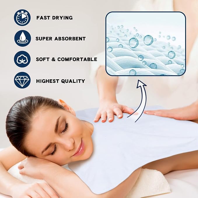 SINLAND Microfiber Esthetician Towels - Image 3