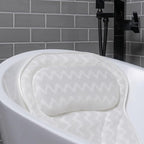 Bath Pillow Bathtub Pillow Back Neck Support Pillow, Spa Cushion by BathHaven