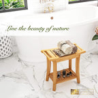 Unibambou Bamboo Shower Bench - Image 2