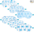 Cuffbow 6 Pack Plush Sleep Mask Set, Cute Plush Eye Masks by Cuffbow
