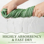 6 Pcs Large Bath Towels Set 28x55 Inch Soft Cotton Towels - Image 4