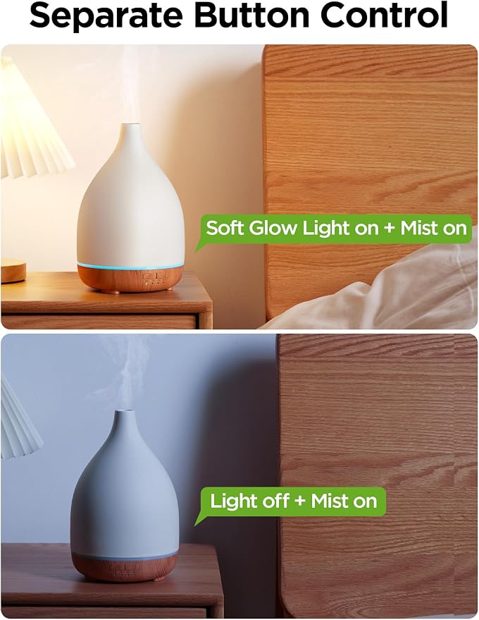 InnoGear Oil Diffuser, 300ML Ceramic Diffuser - Image 4