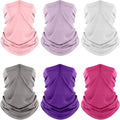 Fuinloth Neck Gaiter, 6 Pack Cooling UV Protection Bandana Face Mask Gator Scarf by fuinloth
