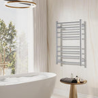 Towel Warmer Polished Chrome for Bathroom Wall Mounted Drying Rack Plug-in - Image 7