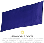 Sunshine Yoga 4-Pack Unscented Sateen Eye Pillows, Low-Luster, 9’’ x 4’’ - Image 4