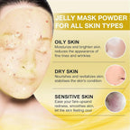 Jelly Mask for Facials Professional, Hydrating & Moisturizing Peel-Off Natural - Image 2