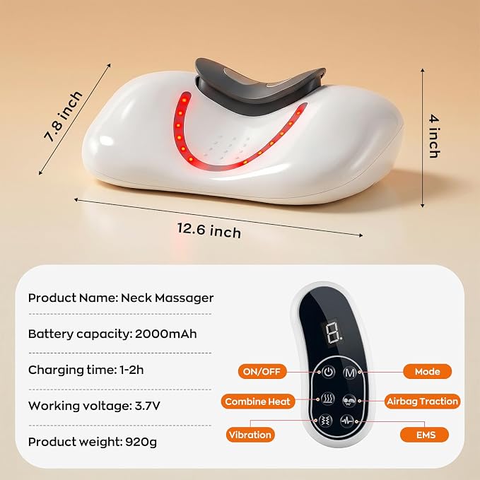 4-in-1 Shiatsu Neck & Back Massager - Image 7